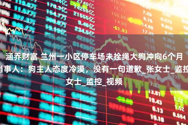 涵乔财富 兰州一小区停车场未拴绳大狗冲向6个月孕妇 当事人:狗主人态度冷漠,没有一句道歉_张女士_监控_视频